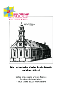 Die Lutherische Kirche Sankt Martin zu Montbéliard