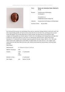 Object: Kameo mit römischem Kaiser (Hadrian?), 17. Jh. Museum