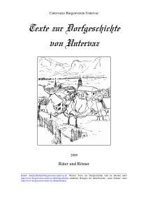 2009-Räter und Römer - Burgenverein Untervaz