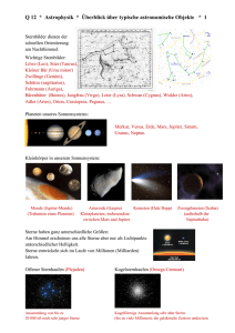 Astronomische Objekte