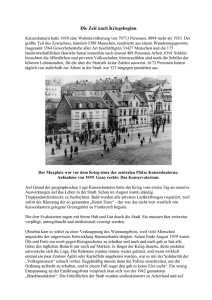Kaiserslautern im Bombenkrieg - Das Schicksalsjahr 1944 Teil 2