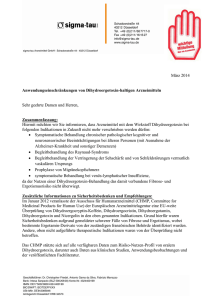 Rote-Hand-Brief zu Dihydroergotoxin
