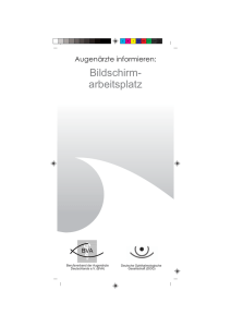 Bildschirmarbeitsplatz - Deutsche Ophthalmologische Gesellschaft