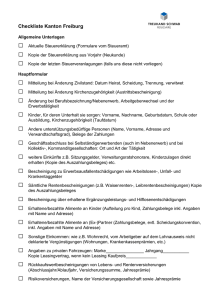 Checkliste Kanton Freiburg