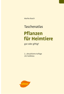 Taschenatlas Pflanzen für Heimtiere