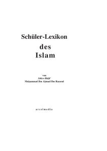 Schüler- Lexikon Des Islam