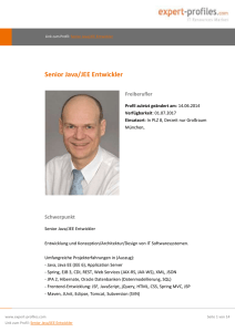 expert-profiles.com: Senior Java/JEE Entwickler