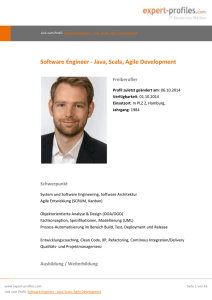 Software Engineer - Java, Scala, Agile Development