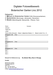 (32 kB ) Meldeliste für Einreichung von Fotos zum Fotowettbewerb