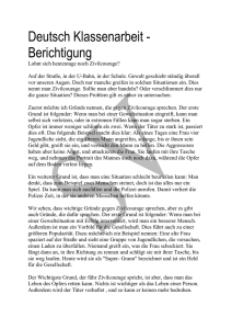 SV Deutsch Klassenarbeit - Berichtigung Lohnt sich heutzutage