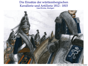 Die Einsätze der Württembergischen Kavallerie