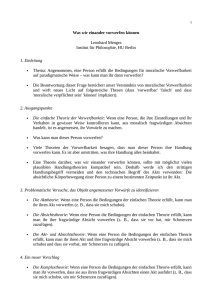 Handout - Institut für Philosophie (HU Berlin) - Hu