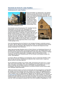 Geschichte der Kirche St. Judas Thaddäus