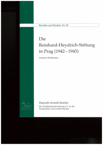 Die Reinhard-Heydrich-Stiftung in Prag - Hannah-Arendt