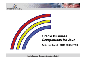 Oracle Business Components for Java