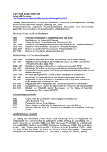 o.Univ.Prof. Jürgen Mittelstraß Universität Konstanz http://cms.uni