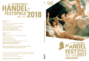 Programmbuch HÄNDEL-FESTSPIELE 2017