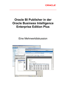 Oracle BI Publisher in BI EE