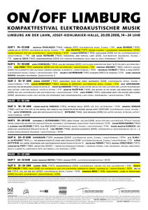 kompaktfestival elektroakustischer musik