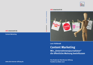 Content Marketing - Otto Brenner Shop