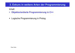 3. Exkurs in weitere Arten der Programmierung