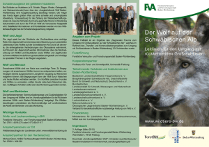 Der Wolf auf der Schwäbischen Alb - Forum Großraubtiere