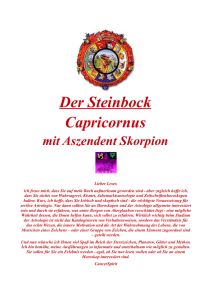 Der Steinbock Capricornus