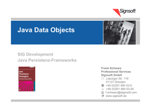 Java Data Objects
