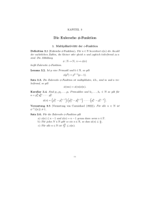 Kapitel 3: Die Eulersche Φ