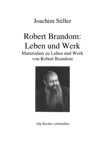 Robert Brandom: Leben und Werk