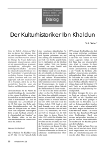 Der Kulturhistoriker Ibn Khaldun - Al