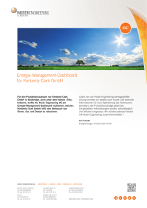 Energie-Management-Dashboard für Kimberly-Clark GmbH