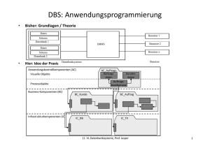 DBS: Anwendungsprogrammierung