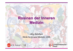 Rosinen der Inneren Medizin Schifferli J