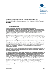 Argumentarium zum Erhalt des Belegsystems