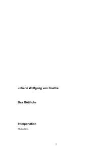Biografie von Johann Wolfgang Goethe