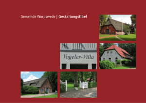 Gemeinde Worpswede | Gestaltungsfibel