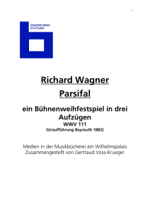 Richard Wagner Parsifal