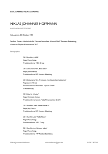 niklas johannes hoffmann - Berlin Brandenburg Film Commission