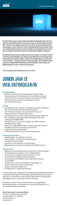 junior java ee web-entwickler/in