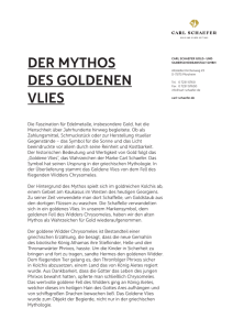 der mythos des goldenen vlies