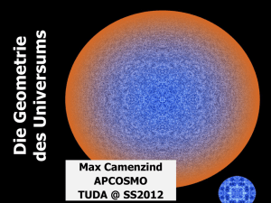 Die Geometrie des Universums