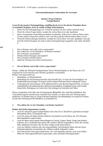 Gebrauchsinformation: Information für Anwender Renitec