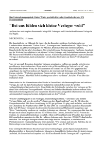 "Bei uns fühlen sich kleine Verleger wohl" - ips-d.de