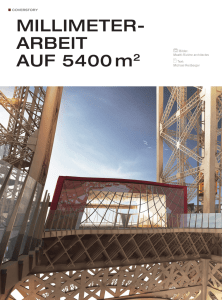MILLIMETER- ARBEIT AUF 5400 m2