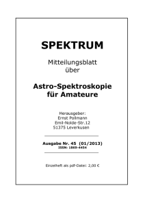 Nr. 45 - astrospectroscopy.de