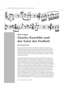 Wolf Kalipp Charles Koechlin und der Geist der Freiheit