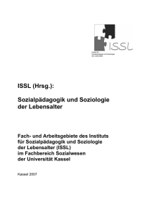 ISSL (Hrsg.): Sozialpädagogik und Soziologie der Lebensalter