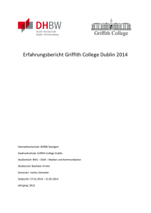 Erfahrungsbericht Griffith College Dublin 2014