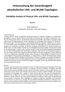 Untersuchung der Zuverlässigkeit physikalischer LAN